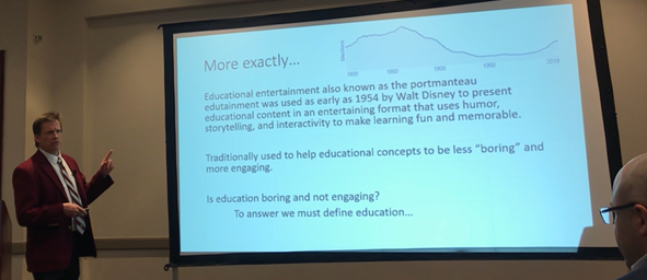 Dr. Herring presenting at SEIFT 2025